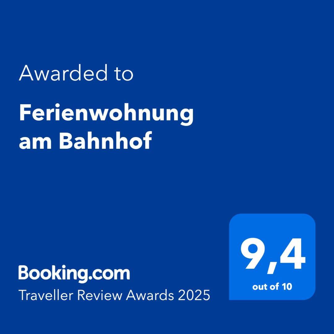 Ferienwohnung Am Bahnhof 贝恩堡 外观 照片