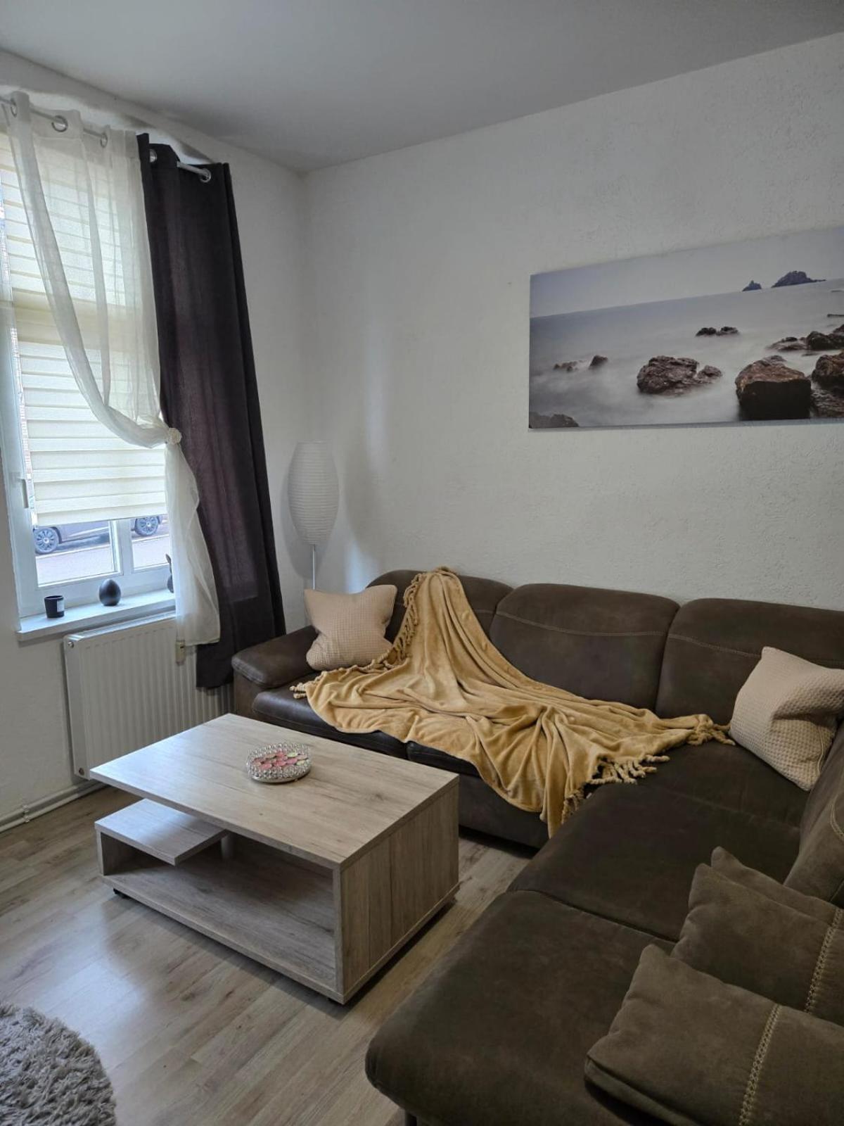 Ferienwohnung Am Bahnhof 贝恩堡 外观 照片